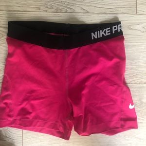 Pink Nike pros